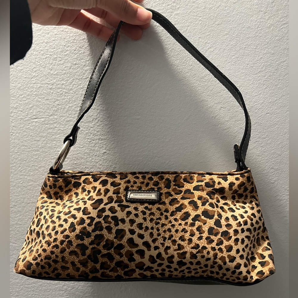 Connections Cheetah Shoulder Bag